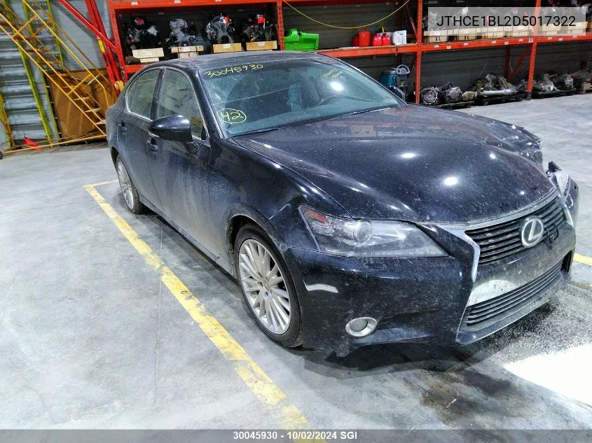 JTHCE1BL2D5017322 2013 Lexus Gs 350