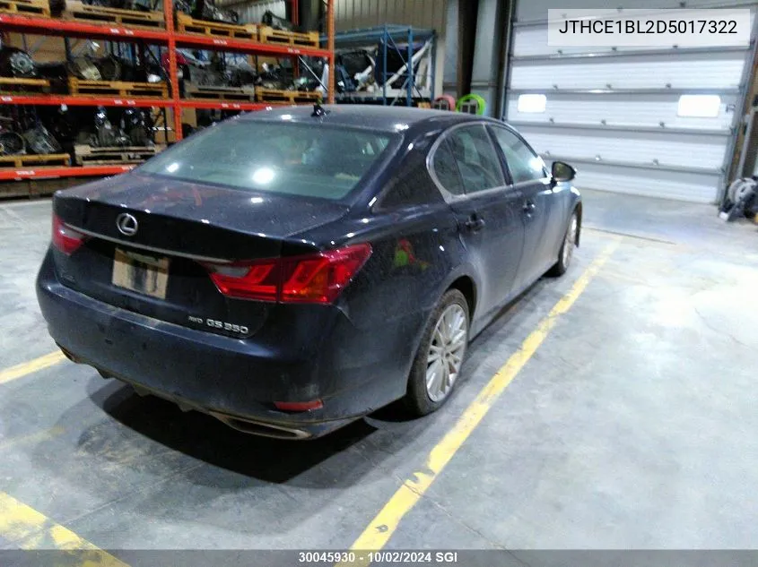 JTHCE1BL2D5017322 2013 Lexus Gs 350