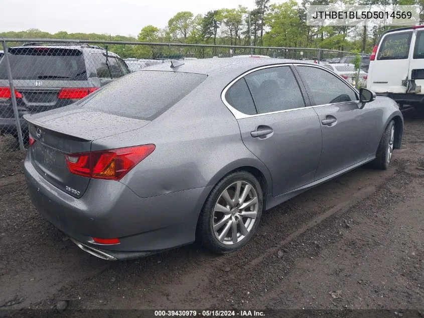 2013 Lexus Gs 350 VIN: JTHBE1BL5D5014569 Lot: 39430979