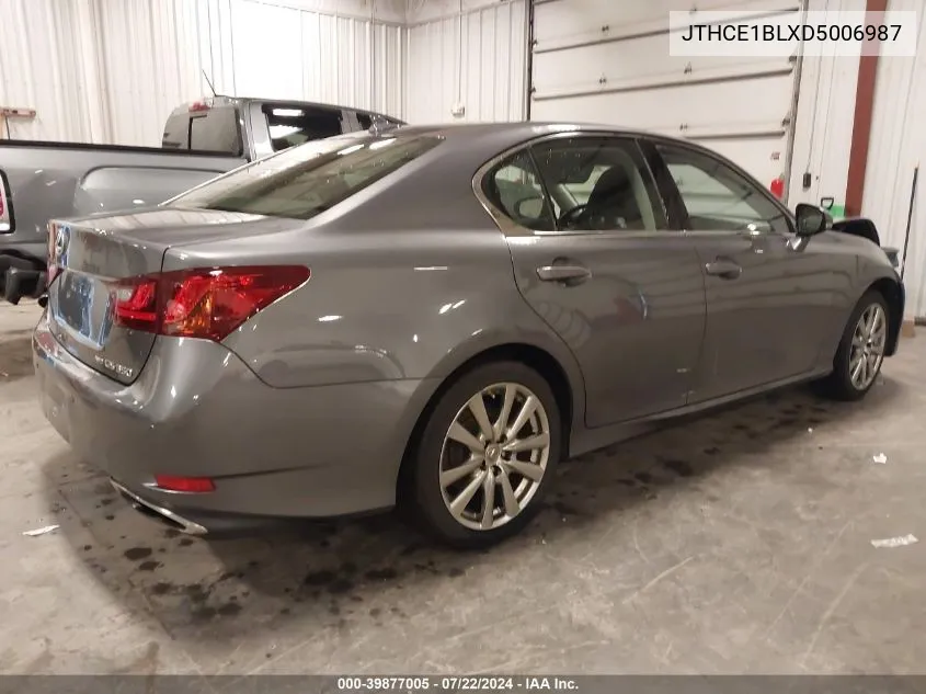 2013 Lexus Gs 350 VIN: JTHCE1BLXD5006987 Lot: 39877005