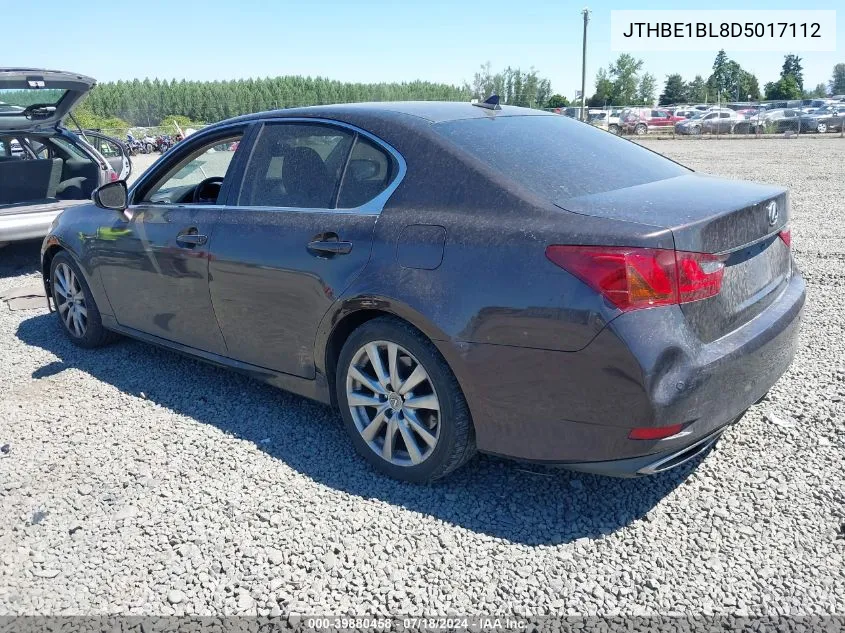 2013 Lexus Gs 350 350 VIN: JTHBE1BL8D5017112 Lot: 39880458