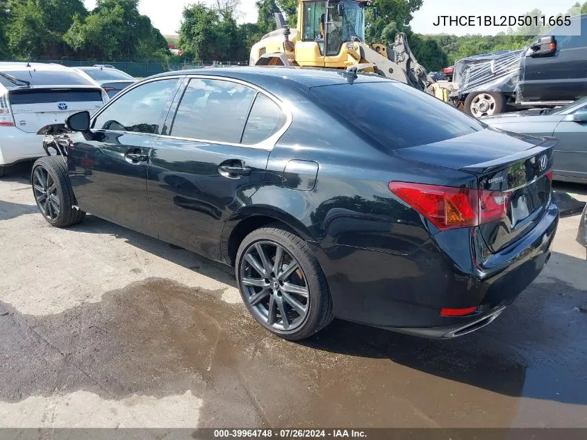 2013 Lexus Gs 350 VIN: JTHCE1BL2D5011665 Lot: 39964748