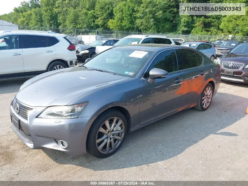 2013 Lexus Gs 350 VIN: JTHCE1BL6D5003343 Lot: 39965367