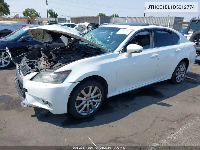 2013 Lexus Gs 350 VIN: JTHCE1BL1D5012774 Lot: 39971964