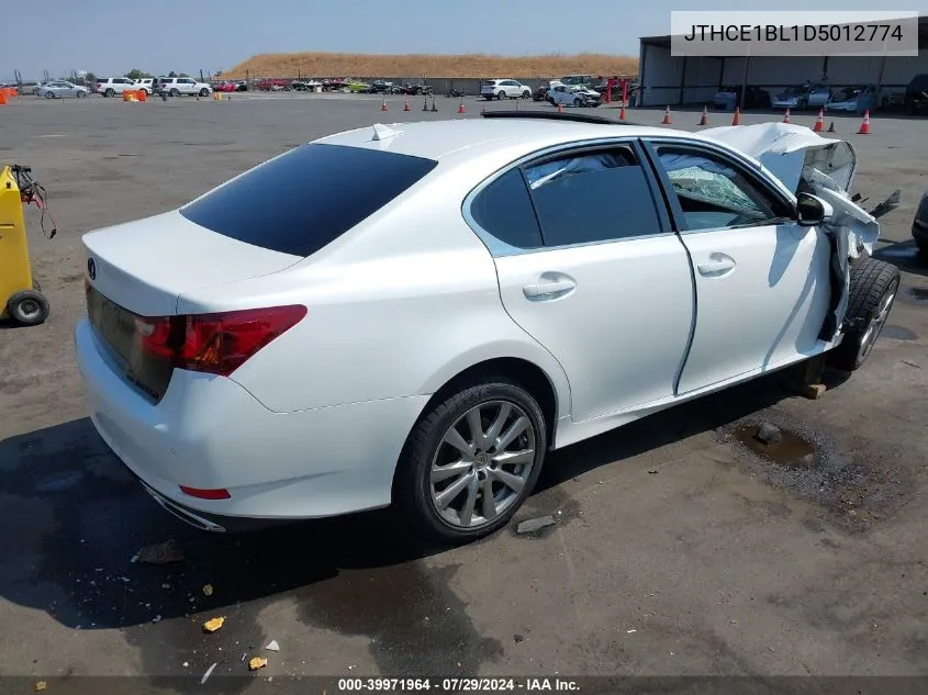 2013 Lexus Gs 350 VIN: JTHCE1BL1D5012774 Lot: 39971964