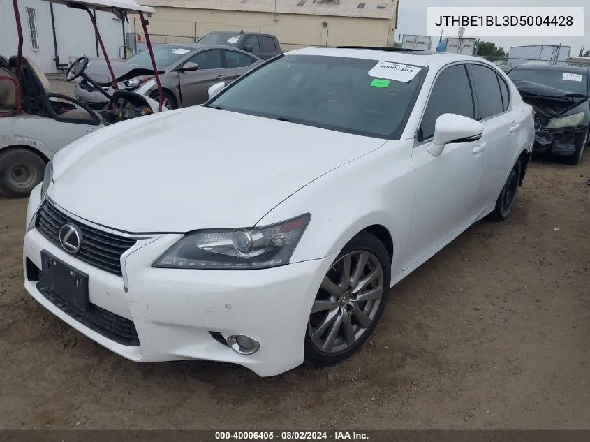 2013 Lexus Gs 350 VIN: JTHBE1BL3D5004428 Lot: 40006405