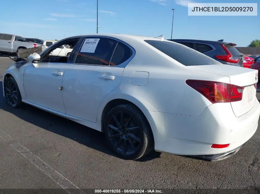 2013 Lexus Gs 350 VIN: JTHCE1BL2D5009270 Lot: 40019255