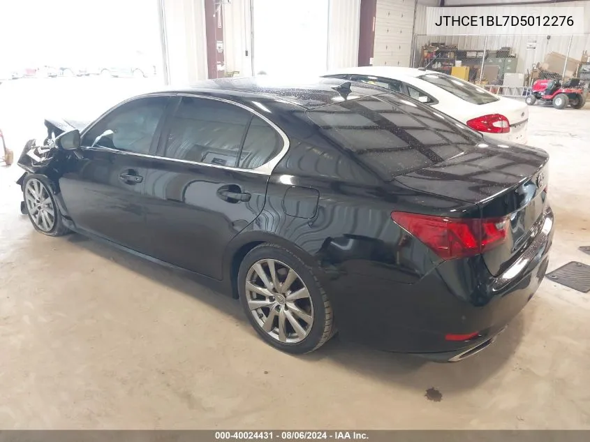 2013 Lexus Gs 350 VIN: JTHCE1BL7D5012276 Lot: 40024431