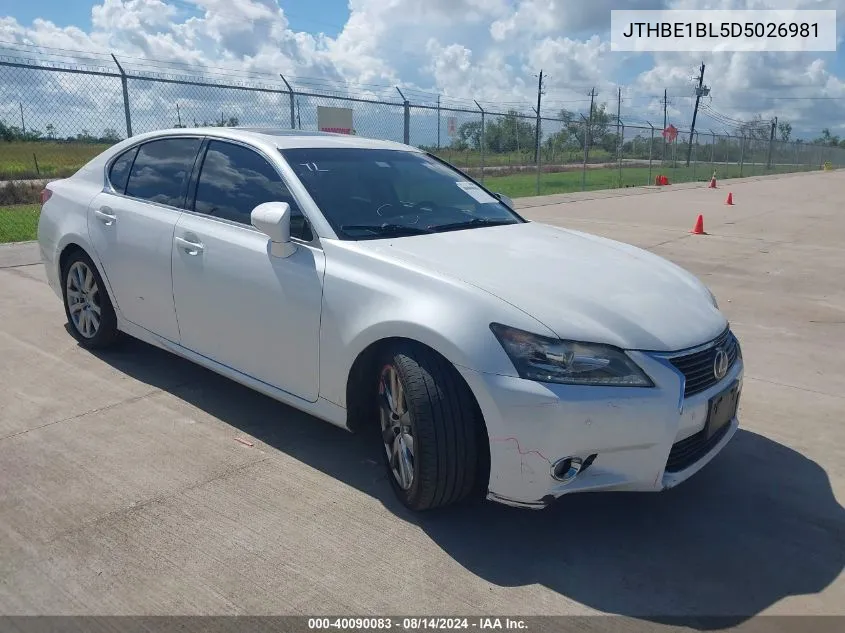 JTHBE1BL5D5026981 2013 Lexus Gs 350