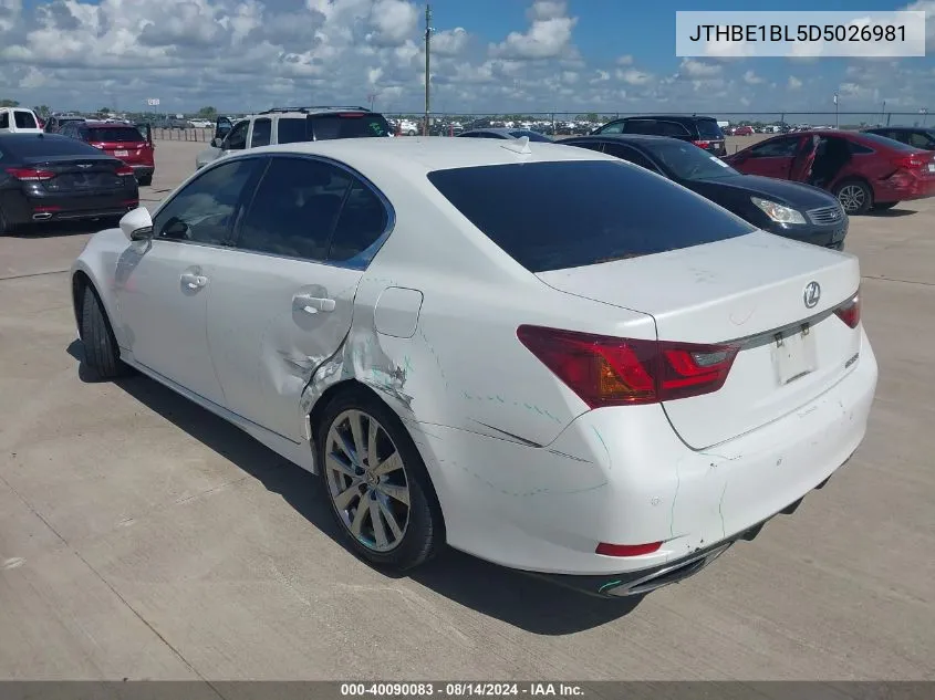 JTHBE1BL5D5026981 2013 Lexus Gs 350