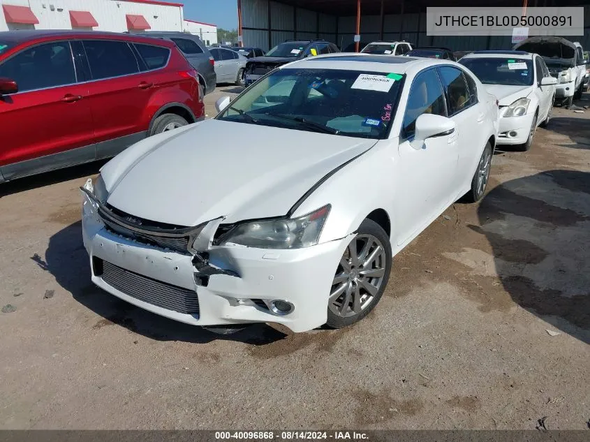 2013 Lexus Gs 350 VIN: JTHCE1BL0D5000891 Lot: 40096868