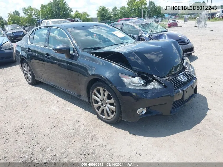 2013 Lexus Gs 350 VIN: JTHCE1BL3D5012243 Lot: 40097572