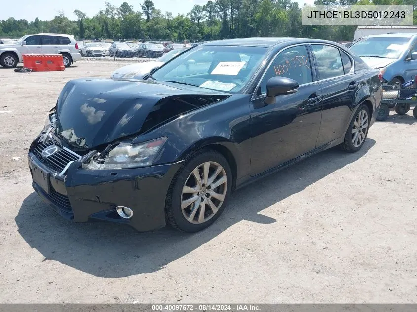 JTHCE1BL3D5012243 2013 Lexus Gs 350