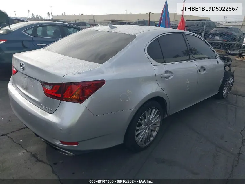 JTHBE1BL9D5022867 2013 Lexus Gs 350