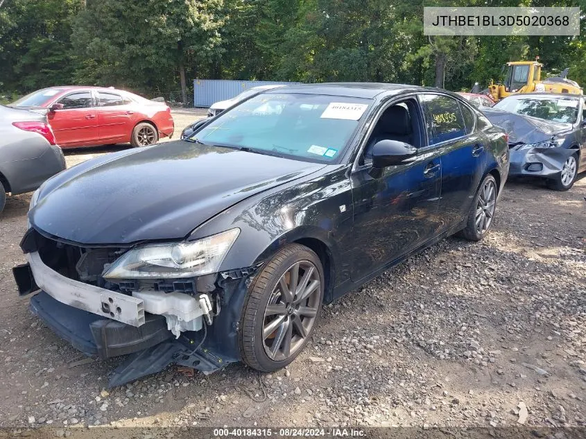 2013 Lexus Gs 350 VIN: JTHBE1BL3D5020368 Lot: 40184315