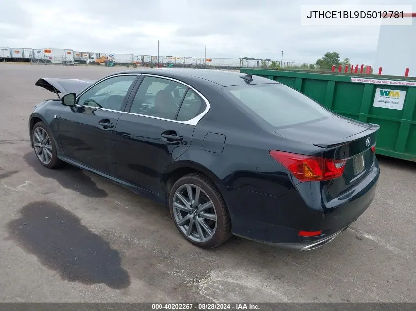 JTHCE1BL9D5012781 2013 Lexus Gs 350