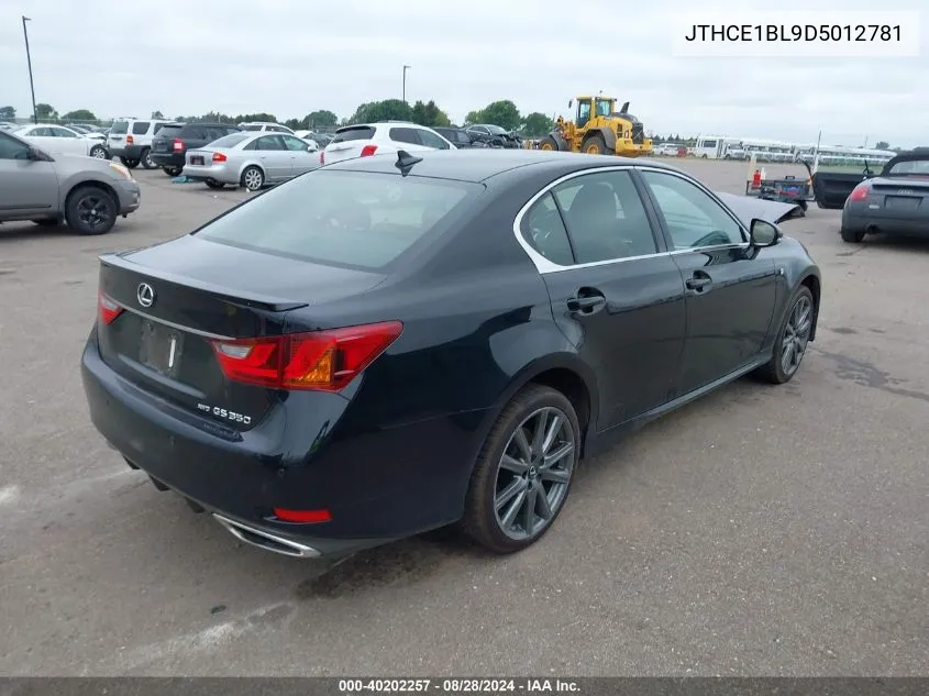 JTHCE1BL9D5012781 2013 Lexus Gs 350