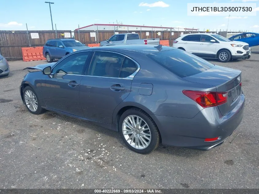 2013 Lexus Gs 350 VIN: JTHCE1BL3D5007530 Lot: 40222669