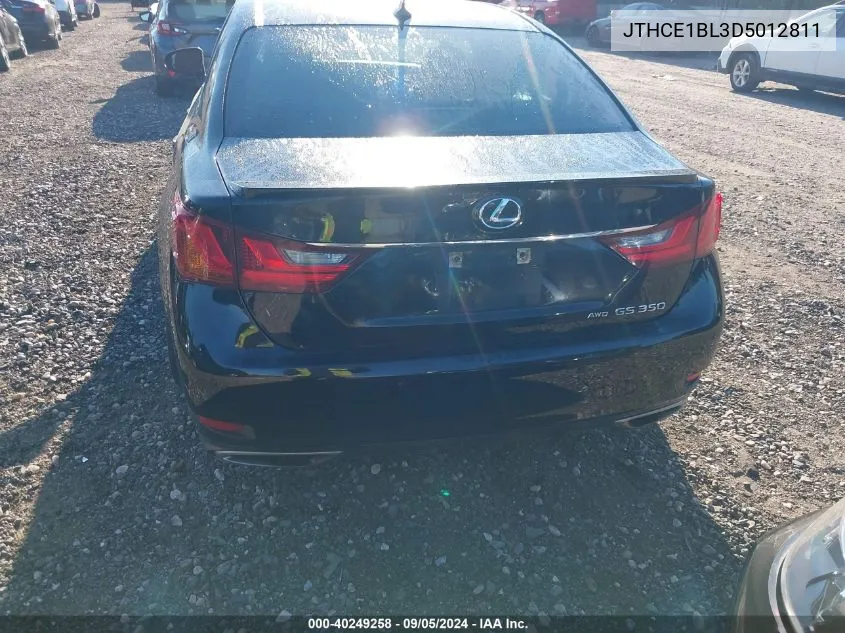 JTHCE1BL3D5012811 2013 Lexus Gs 350