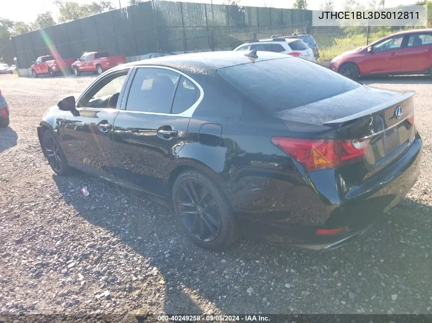 2013 Lexus Gs 350 VIN: JTHCE1BL3D5012811 Lot: 40249258