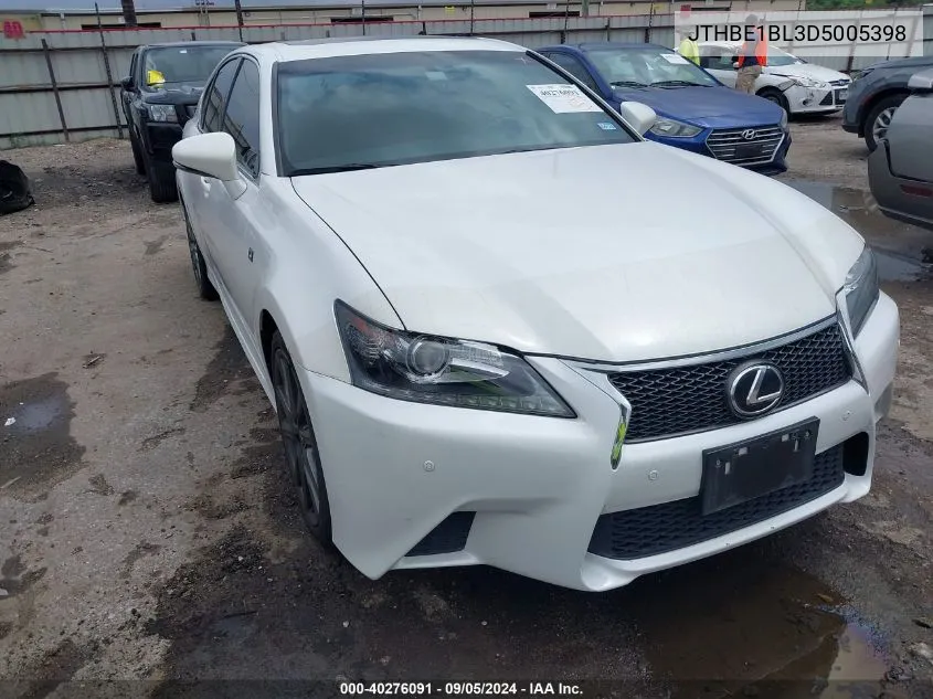 2013 Lexus Gs 350 VIN: JTHBE1BL3D5005398 Lot: 40276091