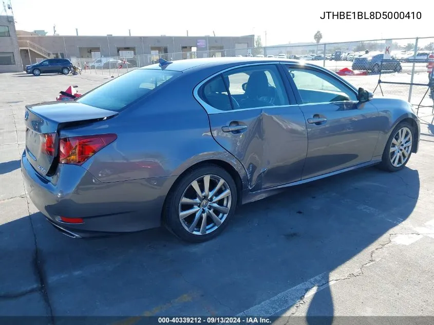 2013 Lexus Gs 350 VIN: JTHBE1BL8D5000410 Lot: 40339212