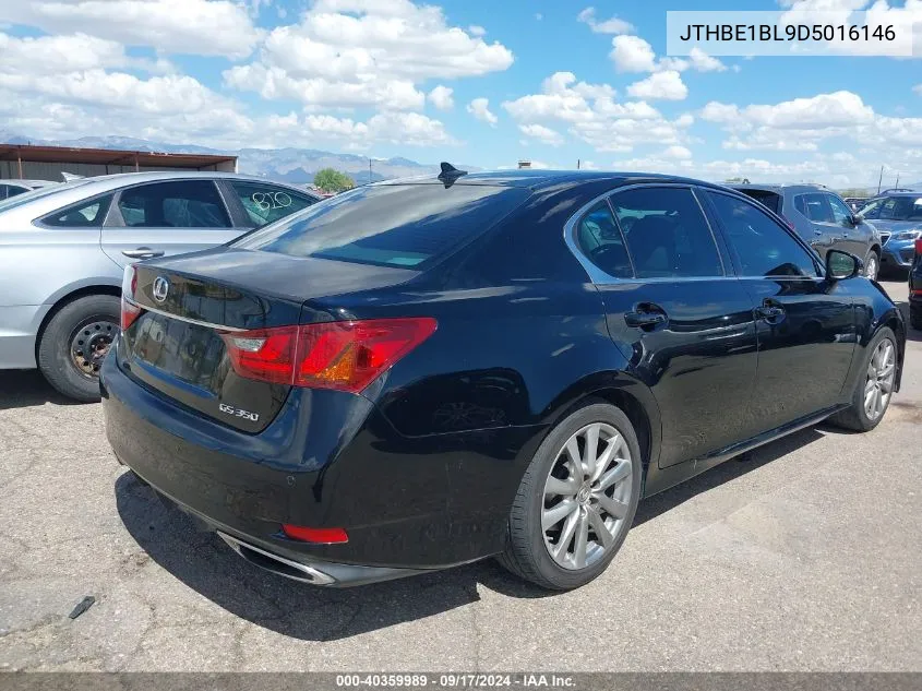 2013 Lexus Gs 350 VIN: JTHBE1BL9D5016146 Lot: 40359989