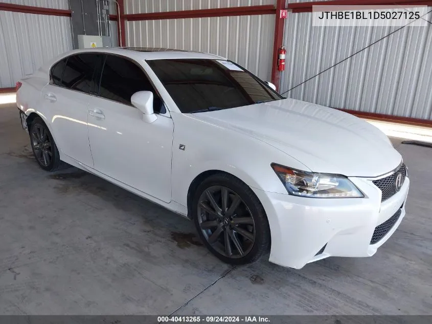 2013 Lexus Gs 350 VIN: JTHBE1BL1D5027125 Lot: 40413265