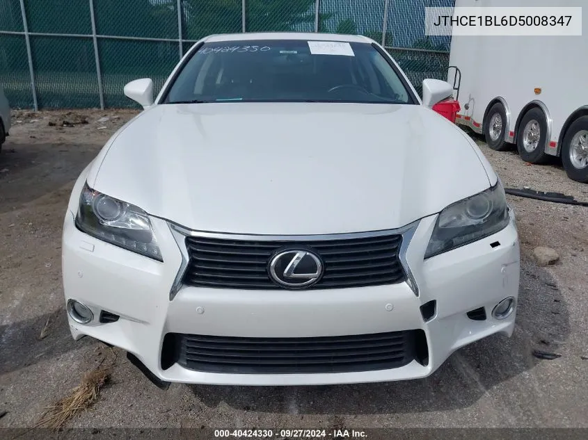 2013 Lexus Gs 350 VIN: JTHCE1BL6D5008347 Lot: 40424330