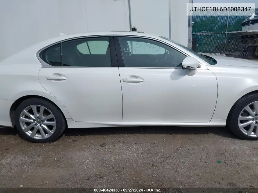 2013 Lexus Gs 350 VIN: JTHCE1BL6D5008347 Lot: 40424330