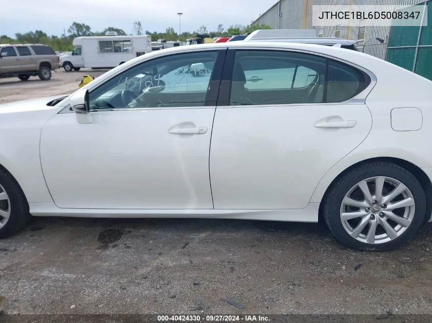 2013 Lexus Gs 350 VIN: JTHCE1BL6D5008347 Lot: 40424330