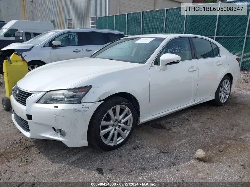 2013 Lexus Gs 350 VIN: JTHCE1BL6D5008347 Lot: 40424330