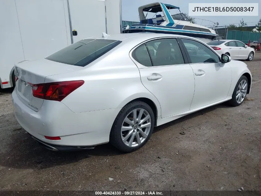 2013 Lexus Gs 350 VIN: JTHCE1BL6D5008347 Lot: 40424330