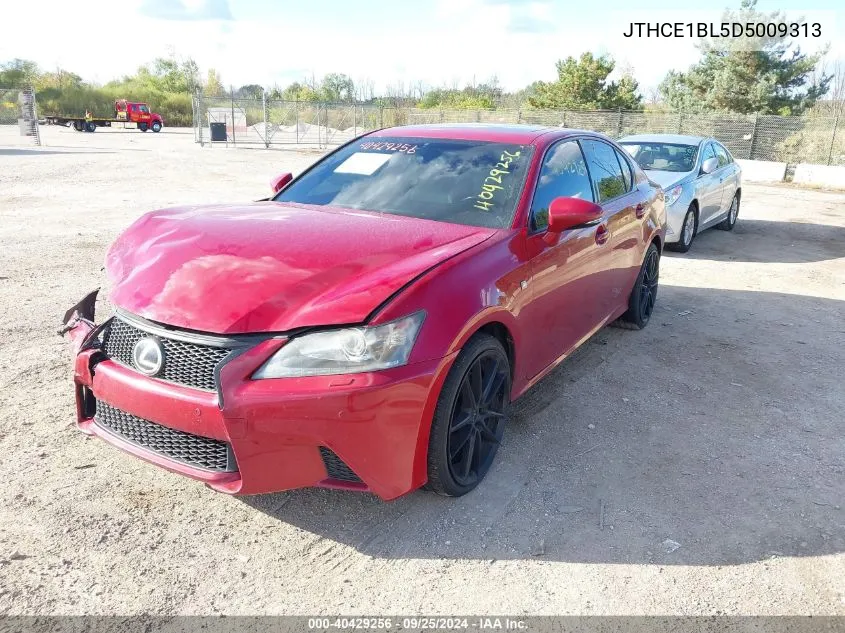 2013 Lexus Gs 350 VIN: JTHCE1BL5D5009313 Lot: 40429256