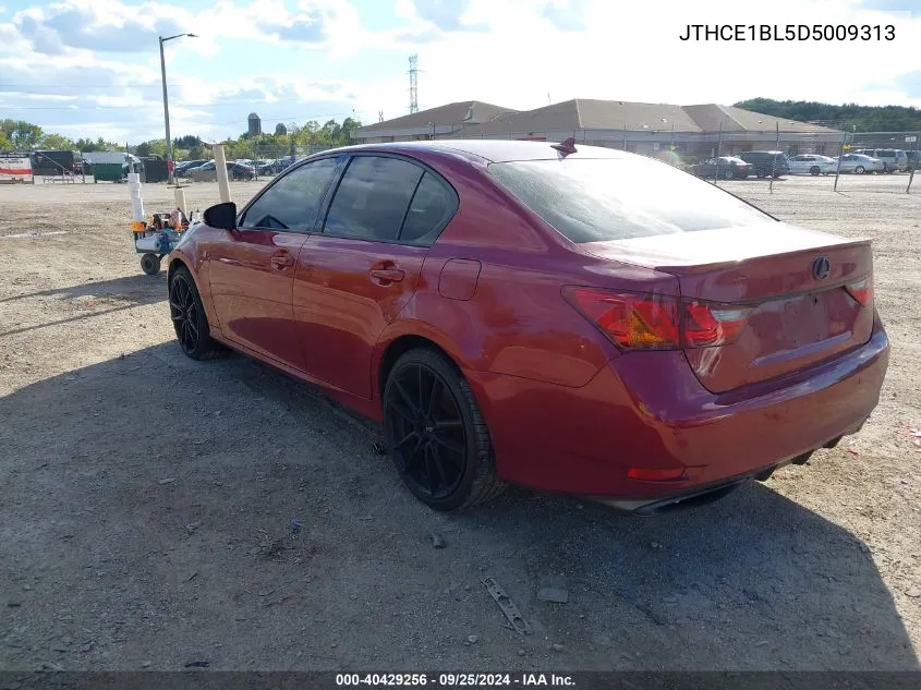 2013 Lexus Gs 350 VIN: JTHCE1BL5D5009313 Lot: 40429256