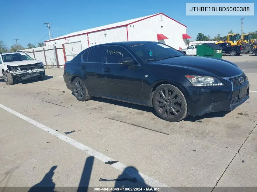 2013 Lexus Gs 350 VIN: JTHBE1BL8D5000388 Lot: 40454849