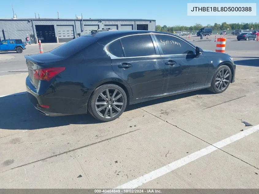 JTHBE1BL8D5000388 2013 Lexus Gs 350