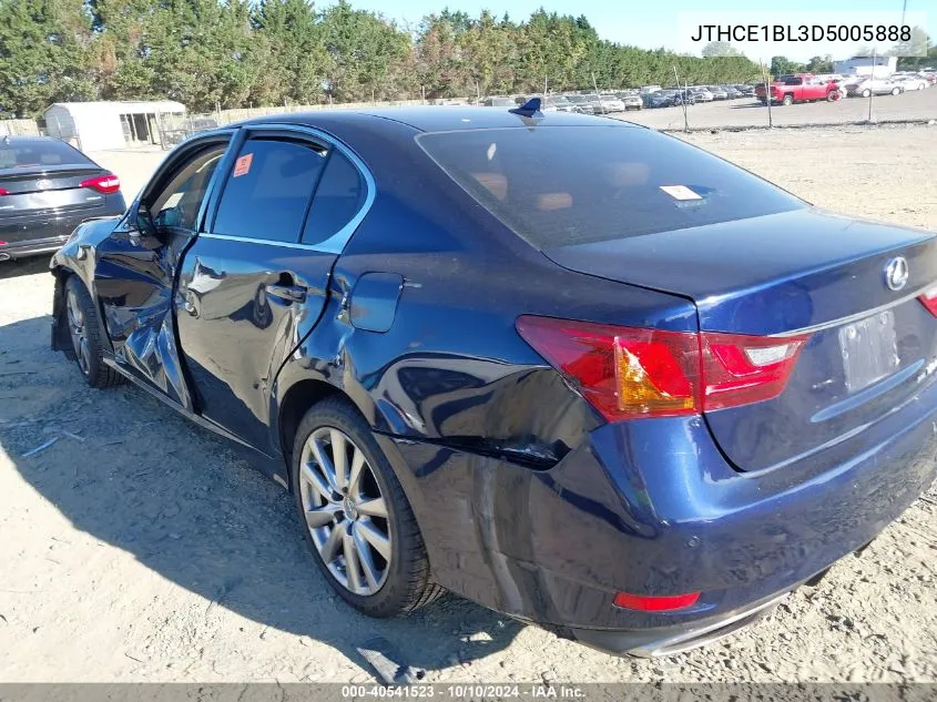 2013 Lexus Gs 350 VIN: JTHCE1BL3D5005888 Lot: 40541523