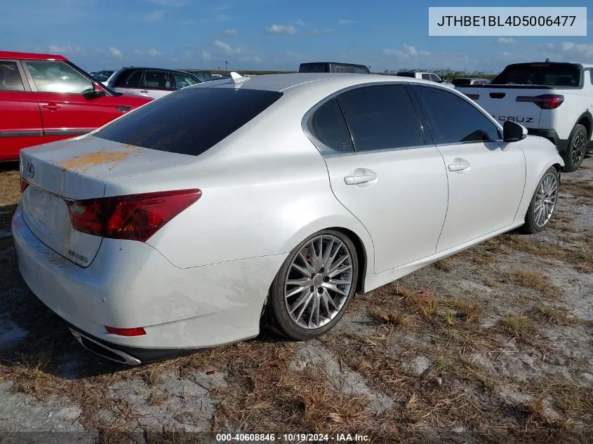 2013 Lexus Gs 350 VIN: JTHBE1BL4D5006477 Lot: 40608846