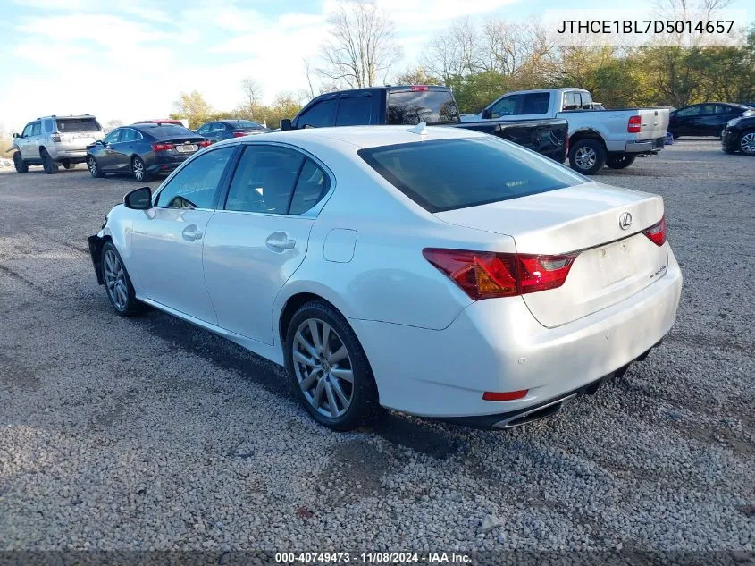 2013 Lexus Gs 350 VIN: JTHCE1BL7D5014657 Lot: 40749473