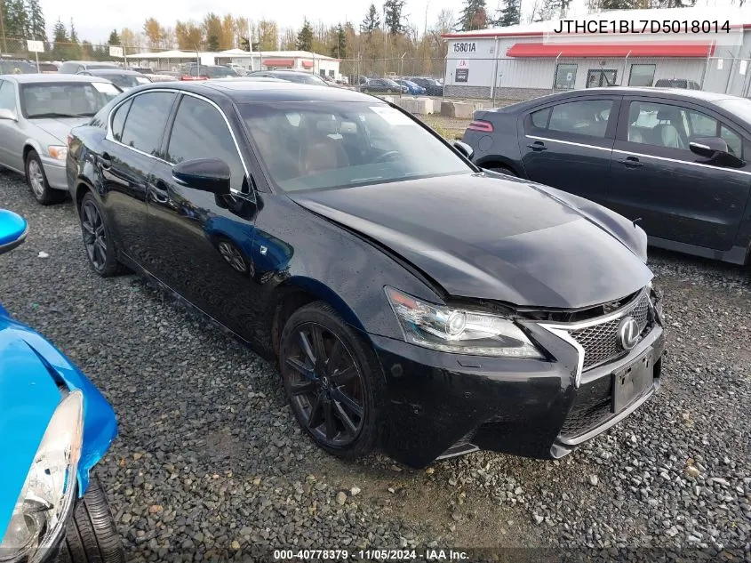 2013 Lexus Gs 350 VIN: JTHCE1BL7D5018014 Lot: 40778379