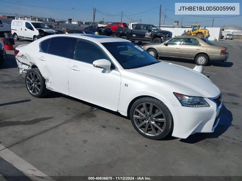 2013 Lexus Gs 350 VIN: JTHBE1BL0D5005990 Lot: 40836870