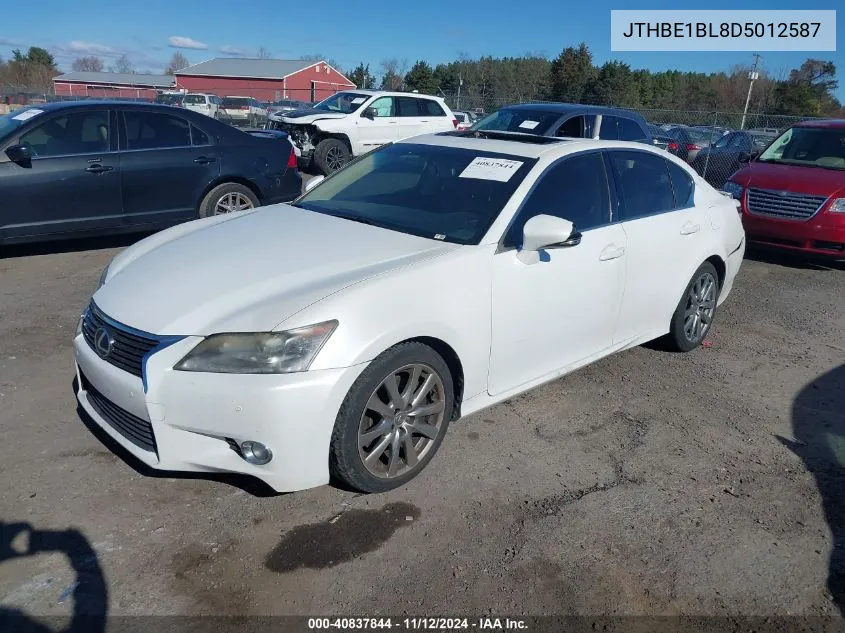 2013 Lexus Gs 350 VIN: JTHBE1BL8D5012587 Lot: 40837844