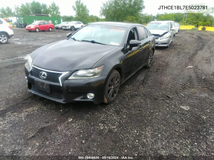 2014 Lexus Gs 350 VIN: JTHCE1BL7E5023781 Lot: 39406630