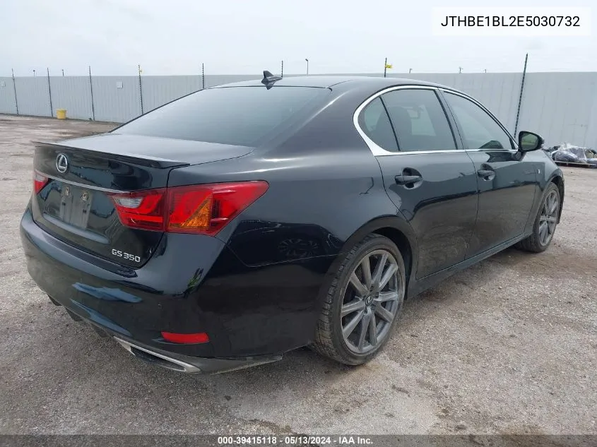 2014 Lexus Gs 350 VIN: JTHBE1BL2E5030732 Lot: 39415118