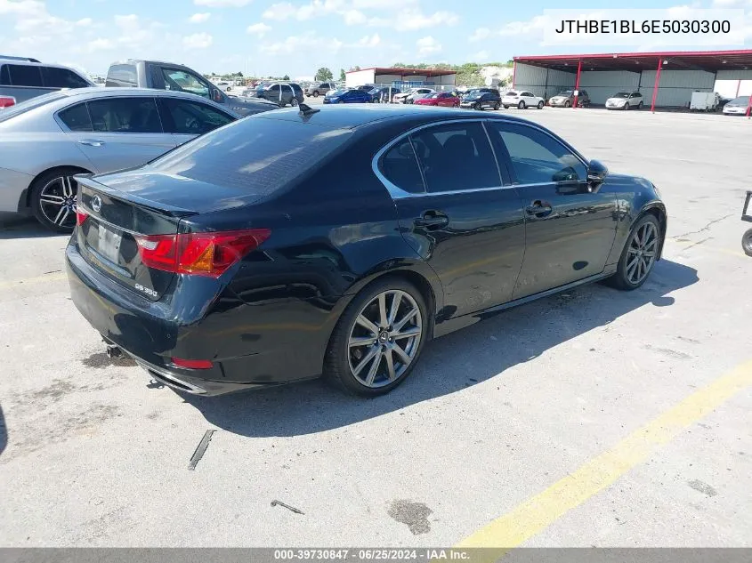 2014 Lexus Gs 350 VIN: JTHBE1BL6E5030300 Lot: 39730847