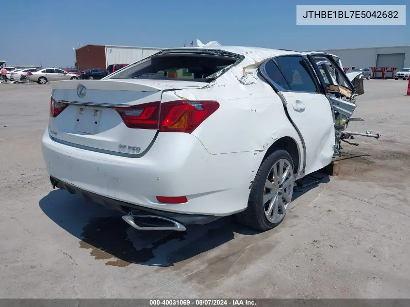 2014 Lexus Gs 350 VIN: JTHBE1BL7E5042682 Lot: 40031069