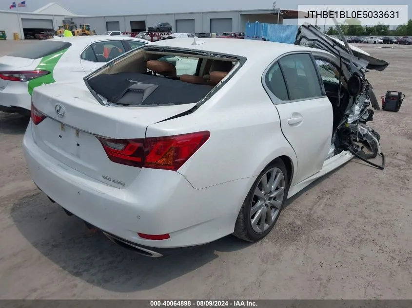 JTHBE1BL0E5033631 2014 Lexus Gs 350