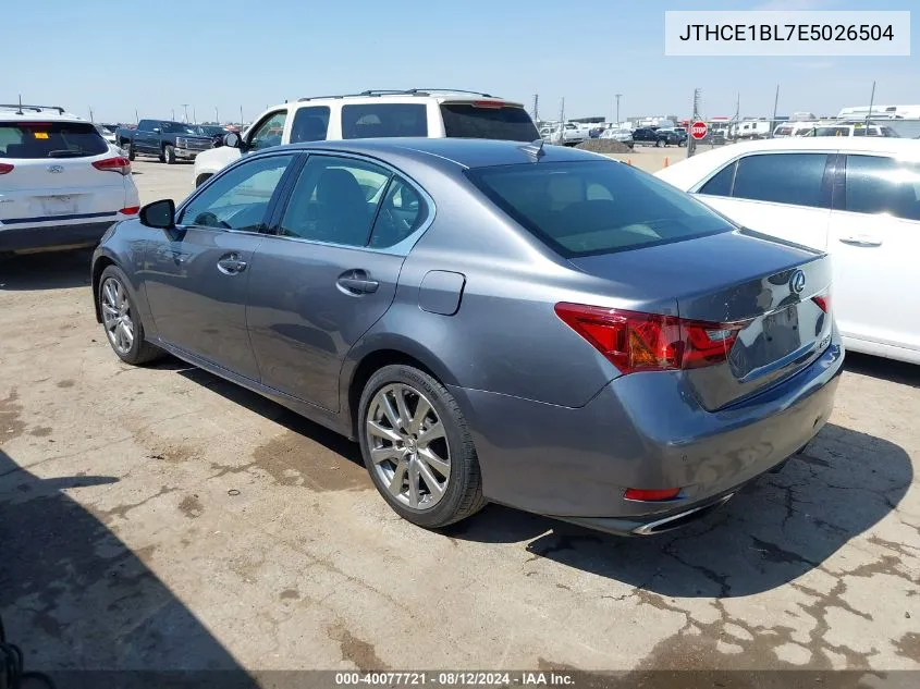 JTHCE1BL7E5026504 2014 Lexus Gs 350