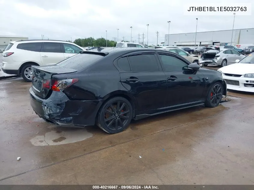 2014 Lexus Gs 350 VIN: JTHBE1BL1E5032763 Lot: 40216667